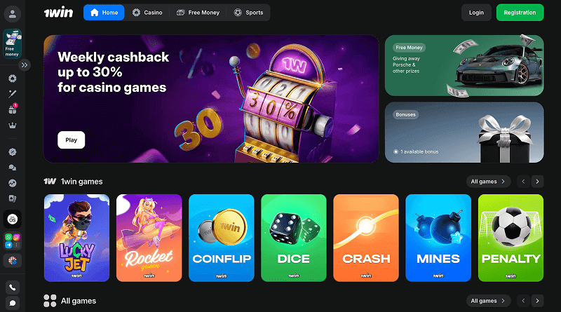 1Win official website