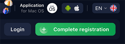 Click Registration button